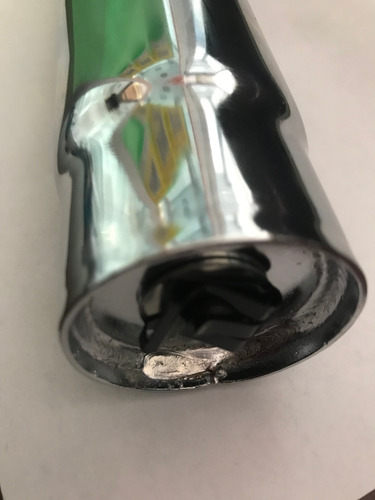 Imagen 5 de 6 de Piston Para Silla Secretarial Cromado Neumatico 1 Pieza