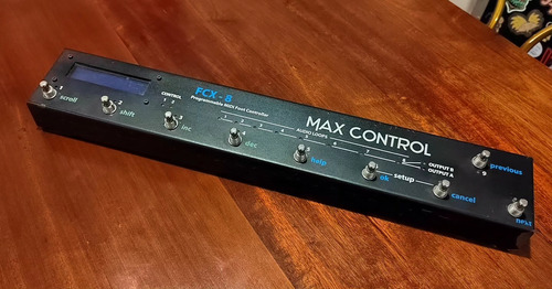 Controlador Control Max Fcx-8 De Pedales Análogos Con Midi