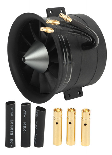 Ventilador Con Ductos Rc Edf 80 Mm 12 Aspas 3538 2000 Kv Sin