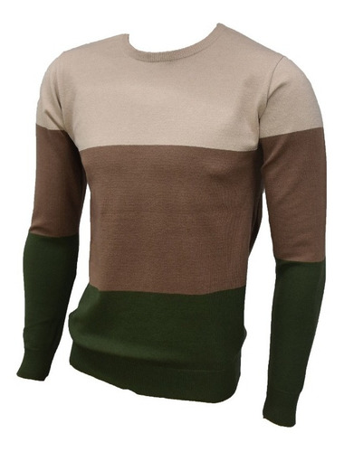 Imagen 1 de 4 de Sweater Pullover Hombre Tejido Algodon