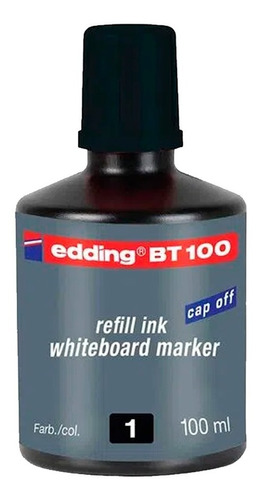 Tinta Para Marcador Borrable Negra X 100 Ml Edding