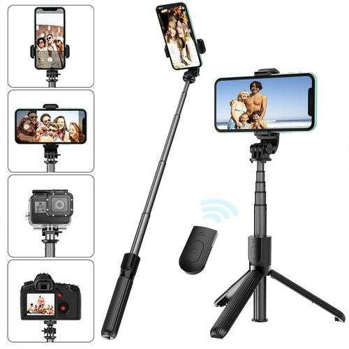 Selfie Stick TriPod With Removable Wireless Bluetooth Remote