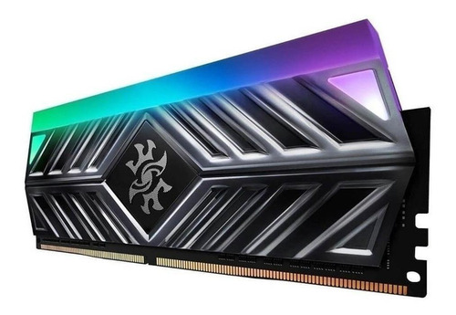 Imagen 3 de 3 de Memoria RAM Spectrix D41 gamer color tungsten grey 16GB 1 XPG AX4U3200716G16A-ST41