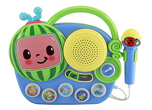 Karaoke Cocomelon Para Niños Con Luces Y Micrófono