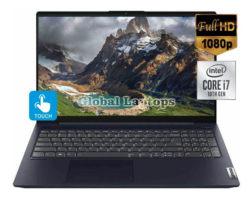 Imagen 1 de 4 de Laptop Core I7 10th ( 12gb + 512 Ssd ) Lenovo 15 Fhd Touch