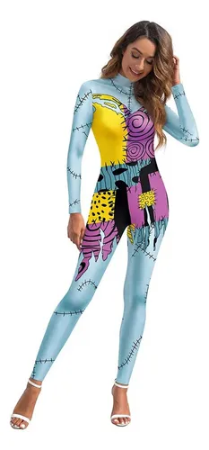 Vestido De Cosplay De Nightmare Sally Skinny Mono Skellingto