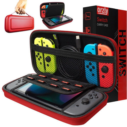 Nintendo Switch Funda Rígida Orzly Original Rigido Protector Accesorios Para Consola Devoto