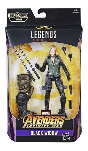 Viuva Negra Serie Legends Black Widow Vingadores Heroina 