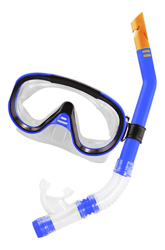 Kit Mergulho Snorkel Play - Albatroz Fishing - Opções Cores Cor Azul