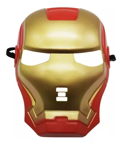 Mascara Iron Man Ideal Para Disfraz, Versión Sin Luces Led