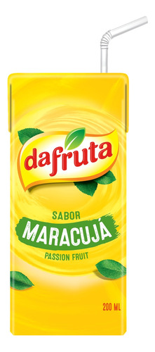 Suco de maracujá  Dafruta  - líquido sem glúten 200 ml 