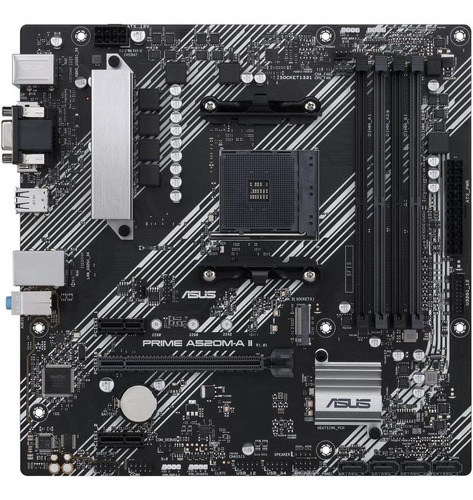 Tarjeta Madre Asus Prime A520m-a Ii/csm Ddr4 Pci-e Hdmi Am4