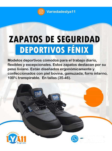 Zapatos De Seguridad Deportivos Fenix