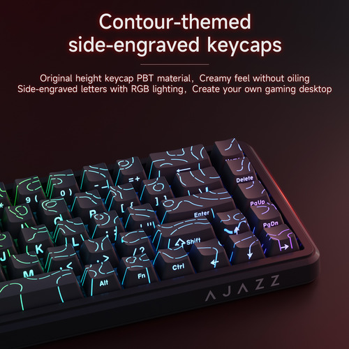 Teclado Mecánico Ak680 Max Rgb 8k Eje Magnético Para Deporte