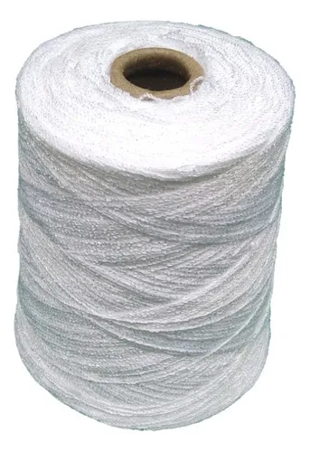 Medio Kilo Hilo Estambre Cristal Blanco