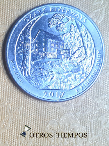 Moneda Cuarto De Dolar 1/4 (quarter) Parque Ozark Riverwais