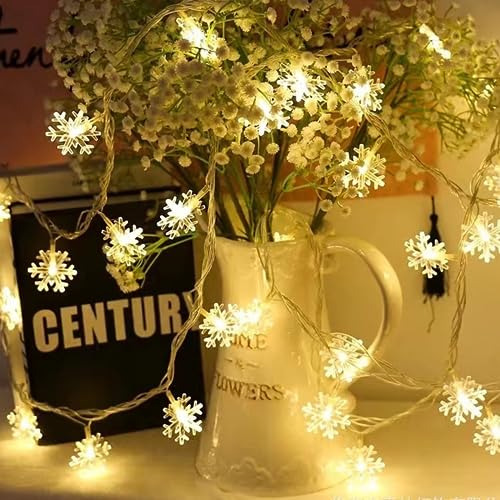 Luces De Navidad, 10m 80 Led Pilas Luces De Hadas De Co...