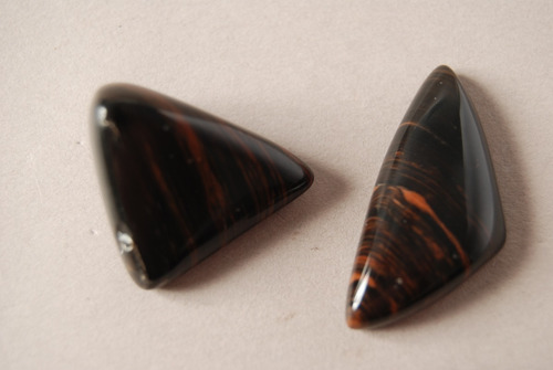 Imagen 2 de 2 de Piedra Obsidiana Atigrada Rolada