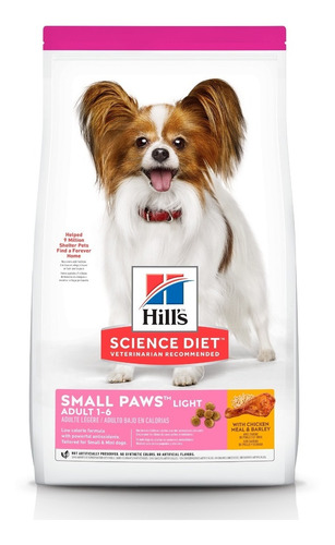 Alimento Hill's Small Paws Light Perro Adulto 2 Kg