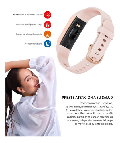 Reloj Inteligente Deportivo Bluetooth Para Hombre Smartband