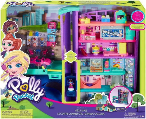 Polly Pocket Set De Juego Mega Centro Comercial Mattel