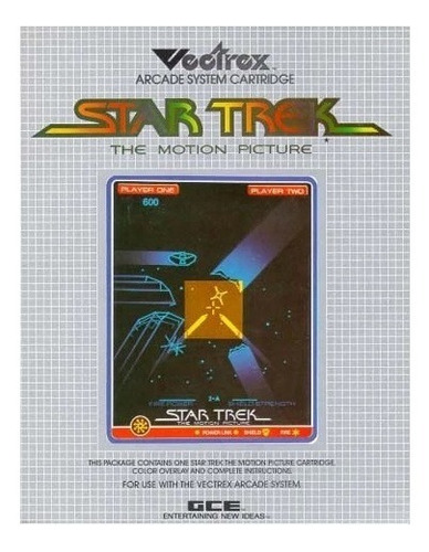 Juego Star Trek Vectrex (completo Para Coleccionistas)