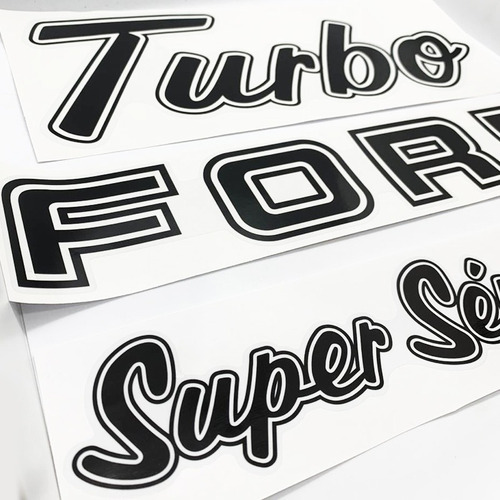 Kit Adesivos F1000 93/95 Emblemas Modelo Original - Completo