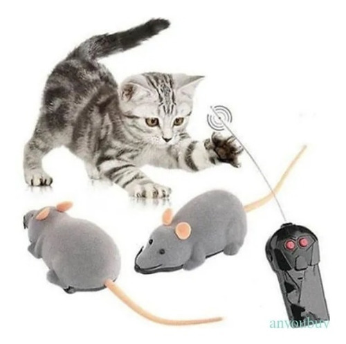 Raton Corredor A Control Remoto Para Gatos