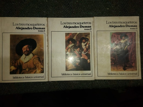 Los Tres Mosqueteros Alejandro Dumas 3 Tomos