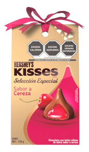 Chocolate Hershey's Kisses Selección Especial Cereza 120g