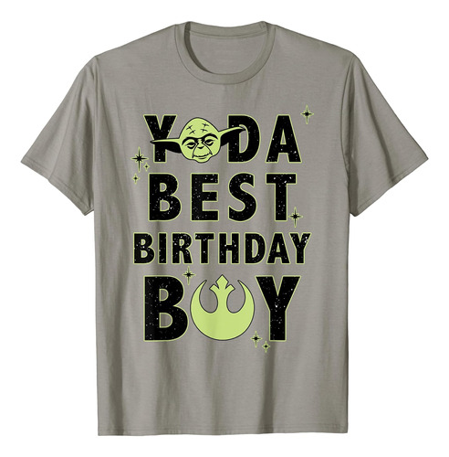 Star Wars Yoda Mejor Cumpleaños Niño Rebel Logo Camiseta