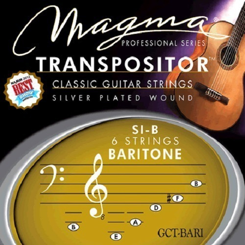 Cuerdas Transpositor Criolla Baritono Si-b Magma Gct-bari