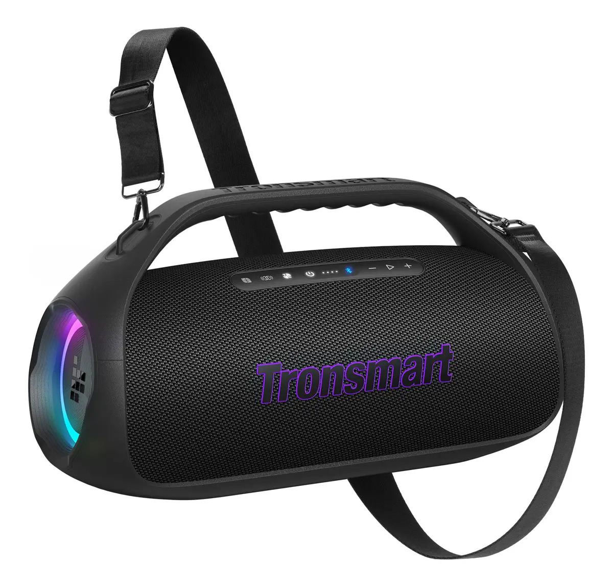 Bocina Bluetooth Tronsmart Bang 2 90W Bajos Potentes Batería Larga de 26H IPX6 a Prueba de Agua Luces RGB Sincronizadas con Música App Control Altavoz Portátil Inalámbrico para Fiesta Playa Exterior
