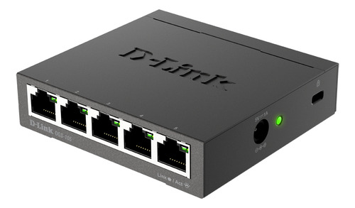 D-link Dgs-105 Switch 5 Port Gigabit Rj-45 10/100/1000 Mbps