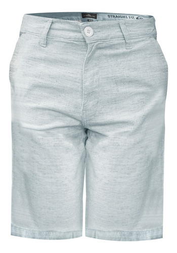 Bermuda Walk Quiksilver Botone Chino Cinza Claro