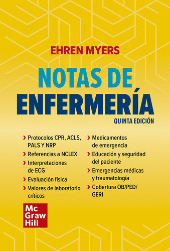 Notas De Enfermeria 5ºed. - Myers Ehren