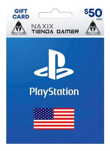 Imagen 1 de 1 de Tarjeta Psn Gift Card 50 Usd Region Usa | Ps3 | Ps4 | Ps5