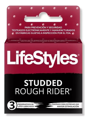 Lifestyles Rough Rider Preservativos 3 Unidades