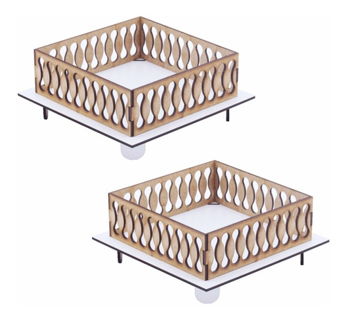Kit Festa Mdf Provençal Branco - Linha Premium - 26 Peças