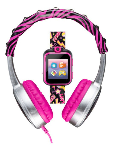 Smartwatch Con Audifonos, Rosa Y Plata