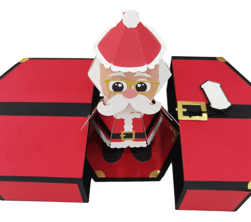 3d Papá Noel, Tarjetas Navideñas De Papá Noel 3d, Para