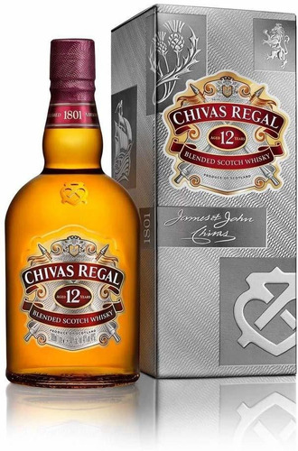 Whisky Chivas Regal 12 Años (1-litro) 100% Original