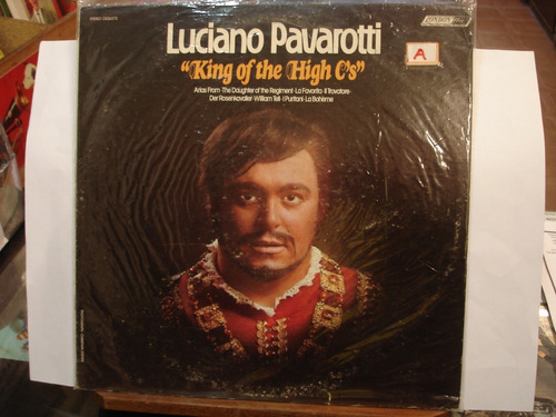 Luciano Pavarotti King Of The High C's Disco Lp Vinilo  D