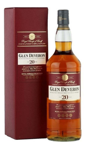 Whisky Escocés Glen Deveron 20 Años Single Malt 1lt Local