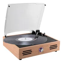 Comprar Tocadiscos Gadnic Td32 Bluetooth Portátil 3 Velocidades 