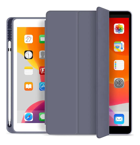 Carcasa Smart Cover Ranura Lápiz Compatible Con iPad 10.2