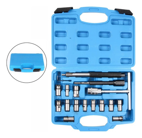Inyectores Set Escariador Asientos De Diesel Universal 17pzs