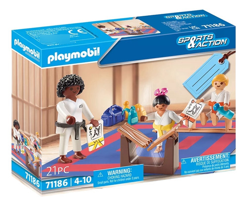 Set Playmobil Entrenamiento De Karate Universo Binario