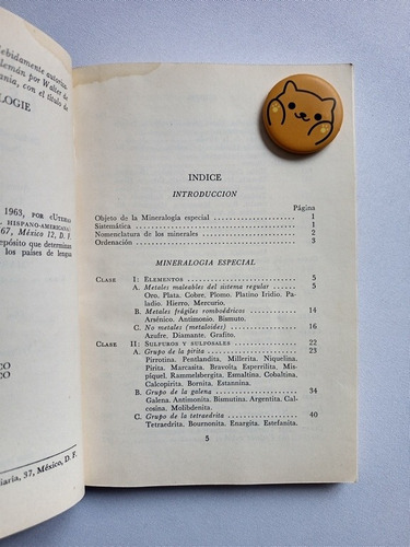 Libro Mineralogía Especial Brauns Chudoba 131a1 (Usado)