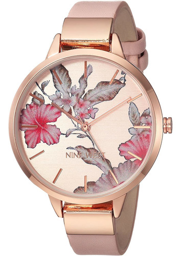 Reloj Mujer Nine Wes Nw/2044rgp Cuarzo Pulso Rosa Just Watch